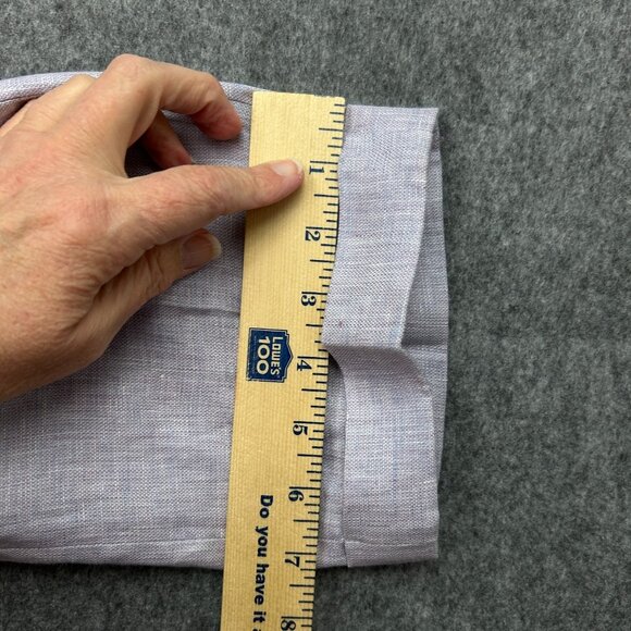 Murano Baird McNutt Alex Linen Blend Slim Fit Pants Men's Size 28 X 32 Lavender - Picture 11 of 12